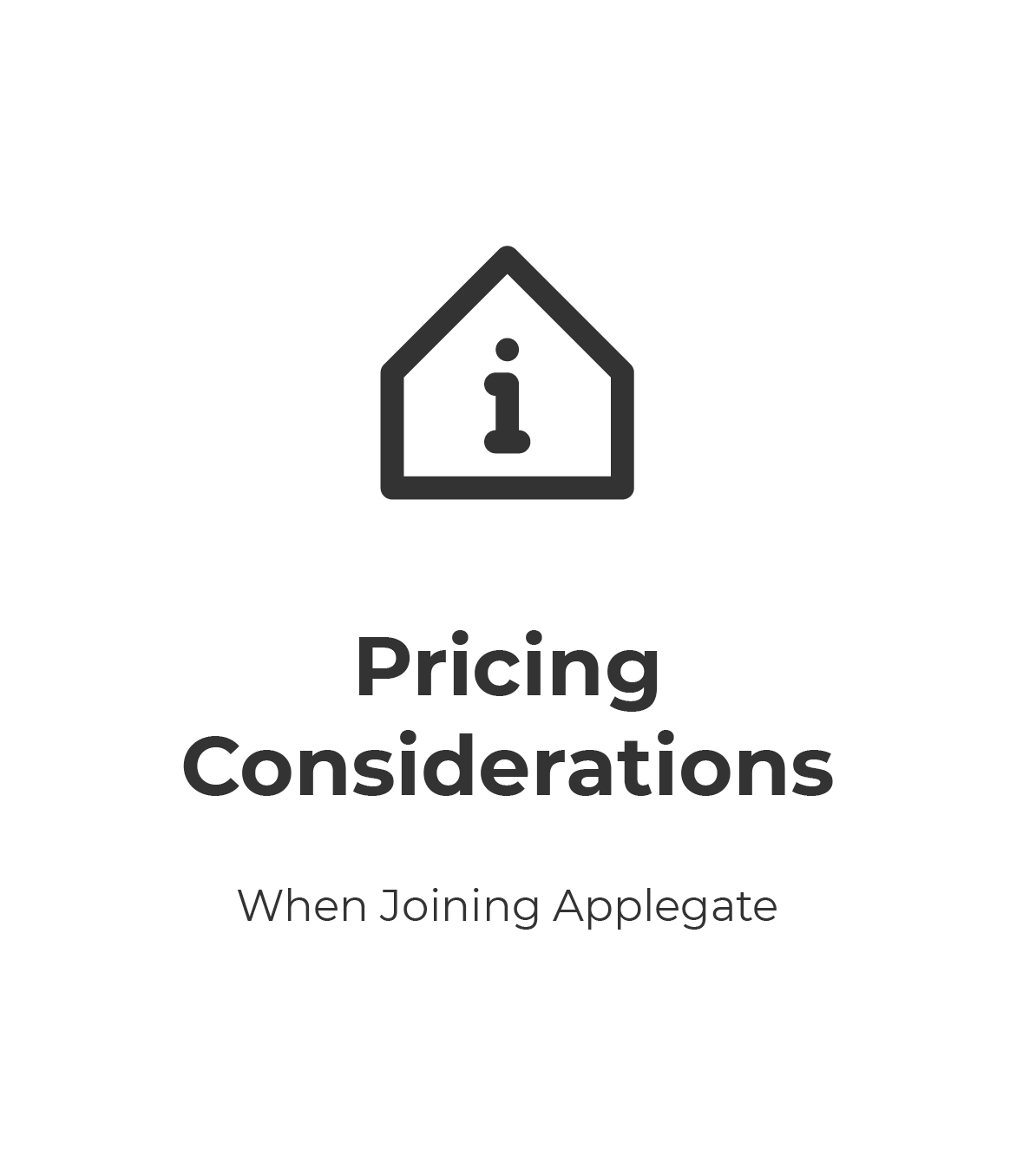 Pricing Considerations White