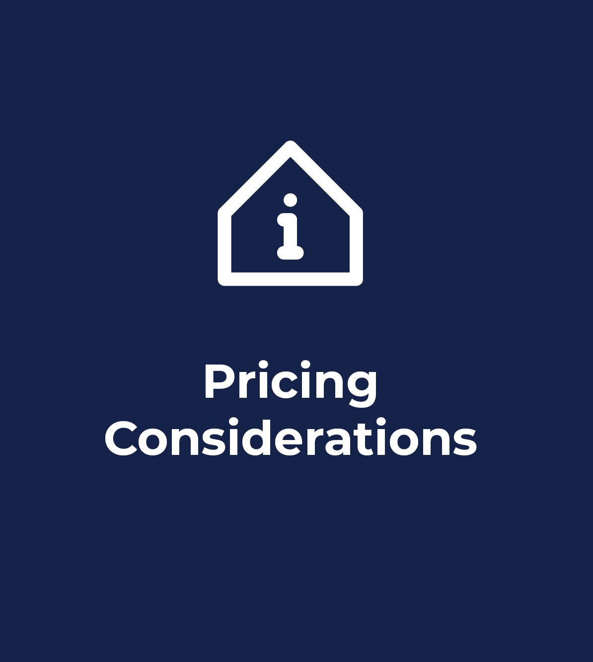 Pricing Considerations